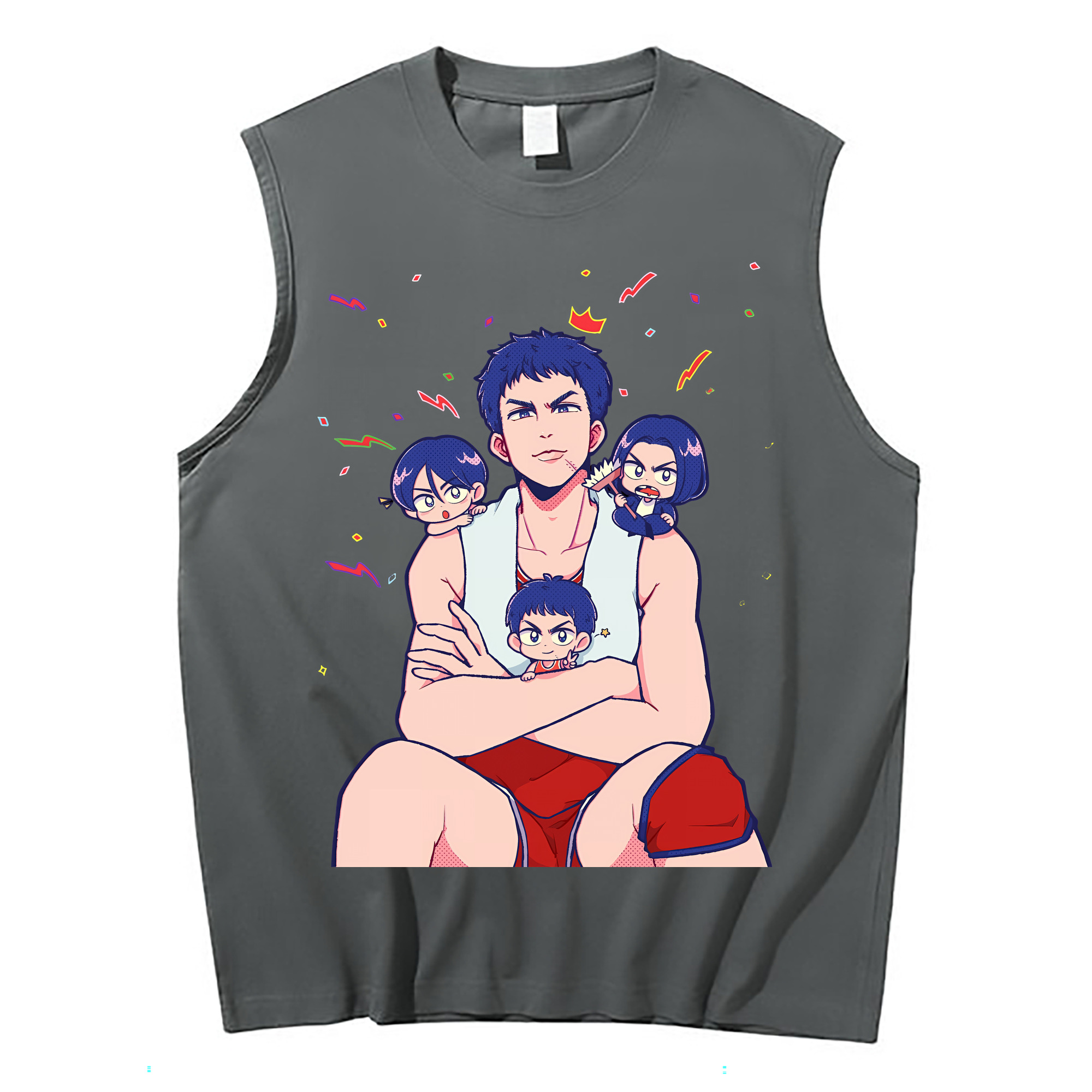 （画像用） SLAM DUNK／スラムダンク コットン100％タンクトップ（フロントプリント）